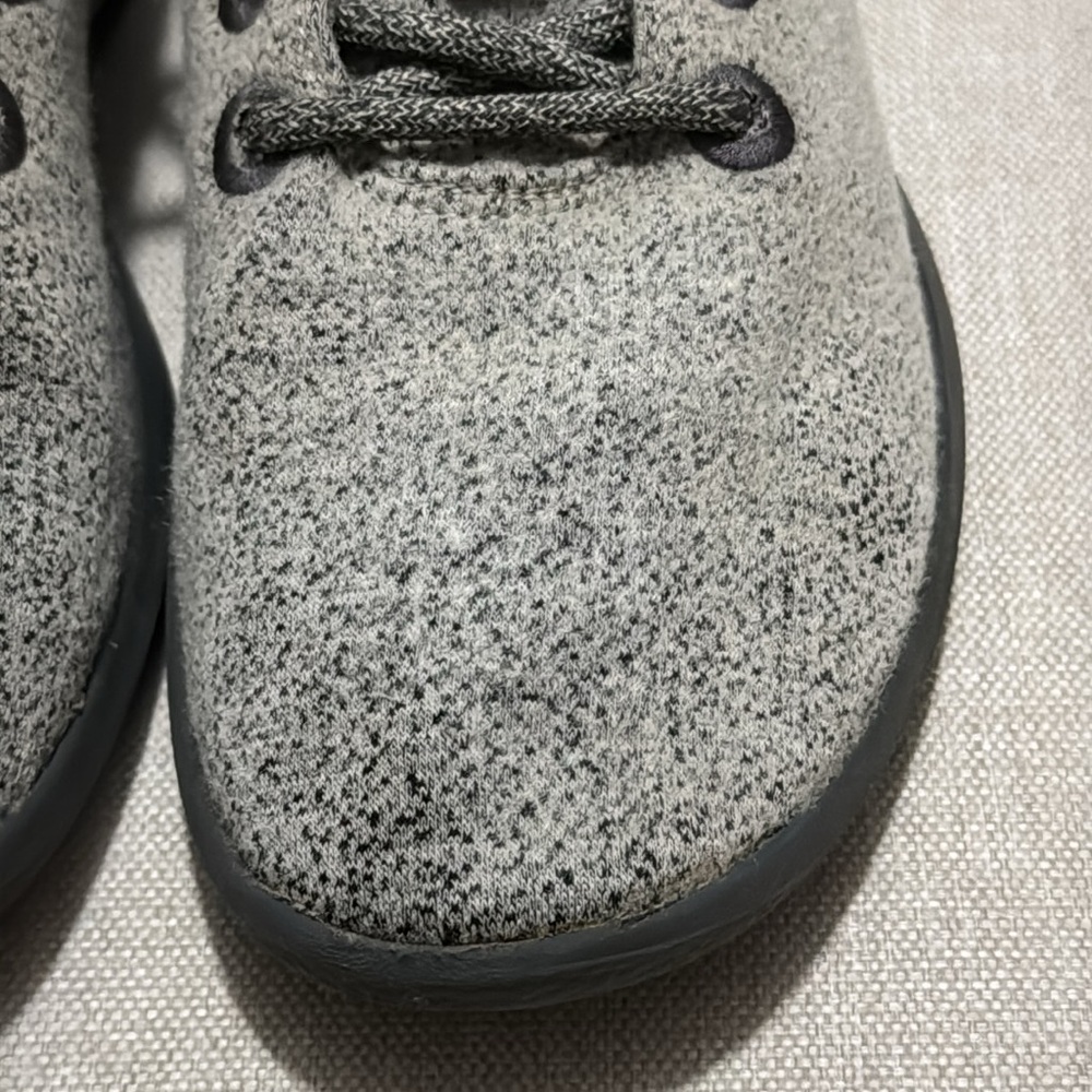 Wmns Allbirds Wool Runners-Sz 8-Light Grey with Dark Grey Soles - Picture 13 of 16